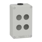 SCHNEIDER ELECTRIC - Pulsantiera in metallo grigia  M20 4 fori 22MM 80X130X51,5 UL CSA