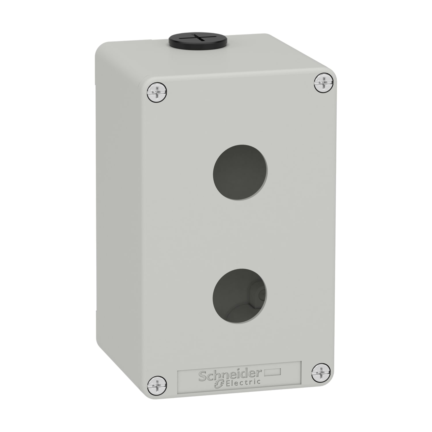 SCHNEIDER ELECTRIC - Pulsantiera in metallo grigia  M20 2 fori 22MM 80X130X77 UL CSA