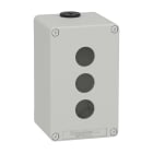 SCHNEIDER ELECTRIC - Pulsantiera in metallo grigia  M20 3 fori 22MM 80X130X77 UL CSA