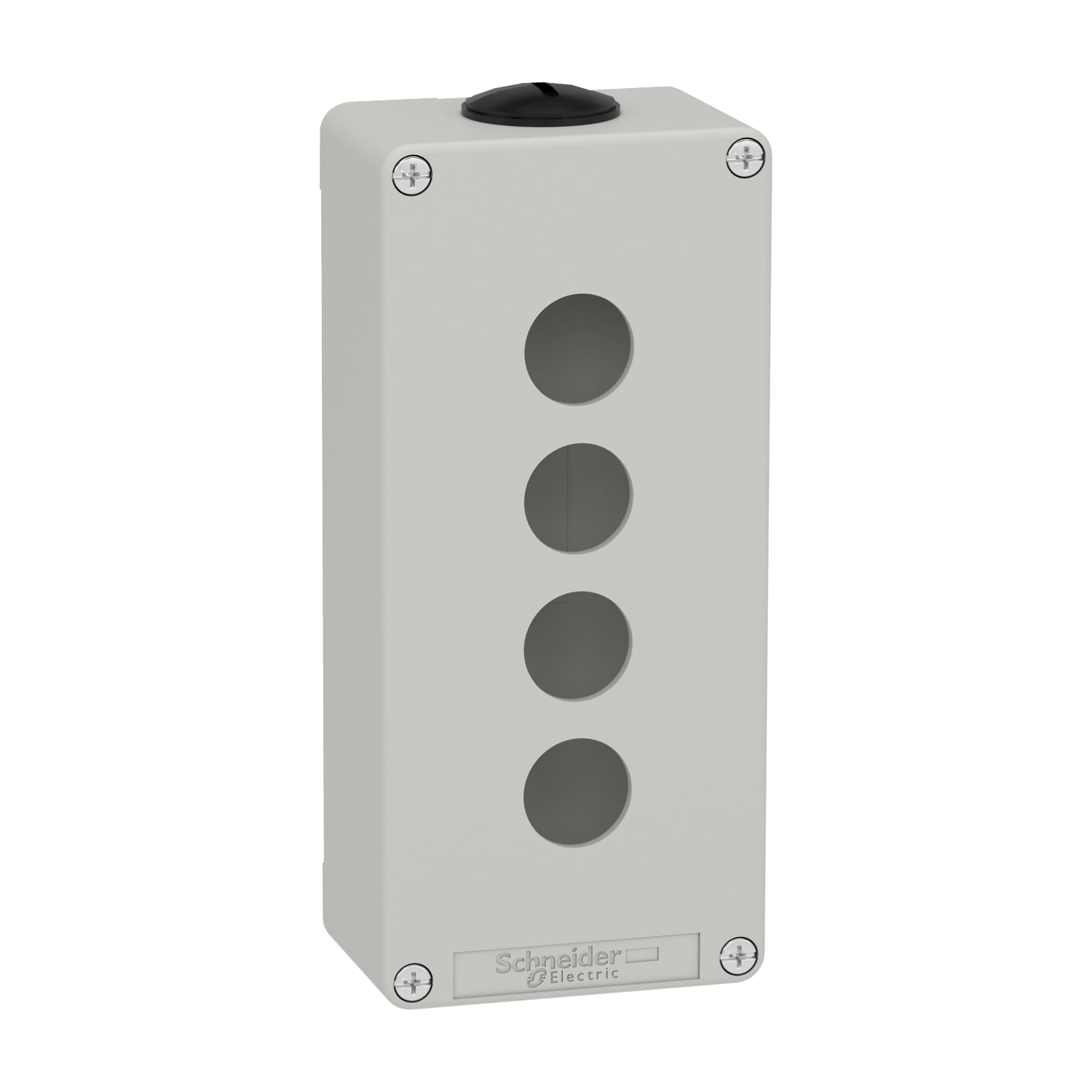 SCHNEIDER ELECTRIC - Pulsantiera in metallo grigia  M25 4 fori 22MM 80X175X51,5 UL CSA