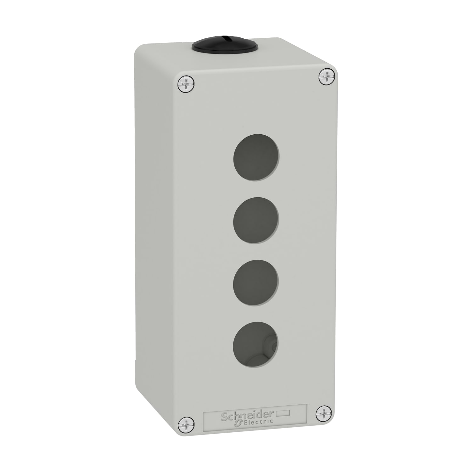 SCHNEIDER ELECTRIC - Pulsantiera in metallo grigia  M25 4 fori 22MM 80X175X77 UL CSA