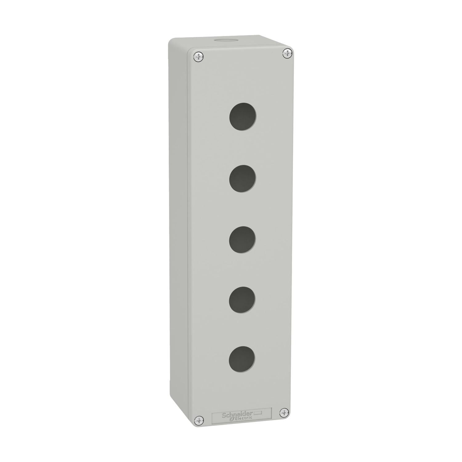 SCHNEIDER ELECTRIC - Pulsantiera in metallo grigia  M32 5 fori 22MM 85X310X77 UL CSA