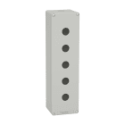 SCHNEIDER ELECTRIC - Pulsantiera in metallo grigia  M32 5 fori 22MM 85X310X77 UL CSA
