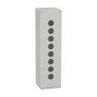 SCHNEIDER ELECTRIC - Pulsantiera in metallo grigia  M32 8 fori 22MM 85X310X77 UL CSA