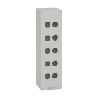 SCHNEIDER ELECTRIC - Pulsantiera in metallo grigia  M32 10 fori 22MM 85X310X77 UL CSA