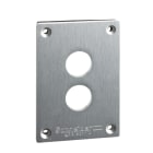 SCHNEIDER ELECTRIC - Piastra anteriore - XAP-E - metallo - 2 fori orizzontali