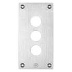 SCHNEIDER ELECTRIC - Piastra anteriore - XAP-E - metallo - 3 fori orizzontali
