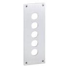 SCHNEIDER ELECTRIC - Piastra anteriore - XAP-E - metallo - 5 fori orizzontali