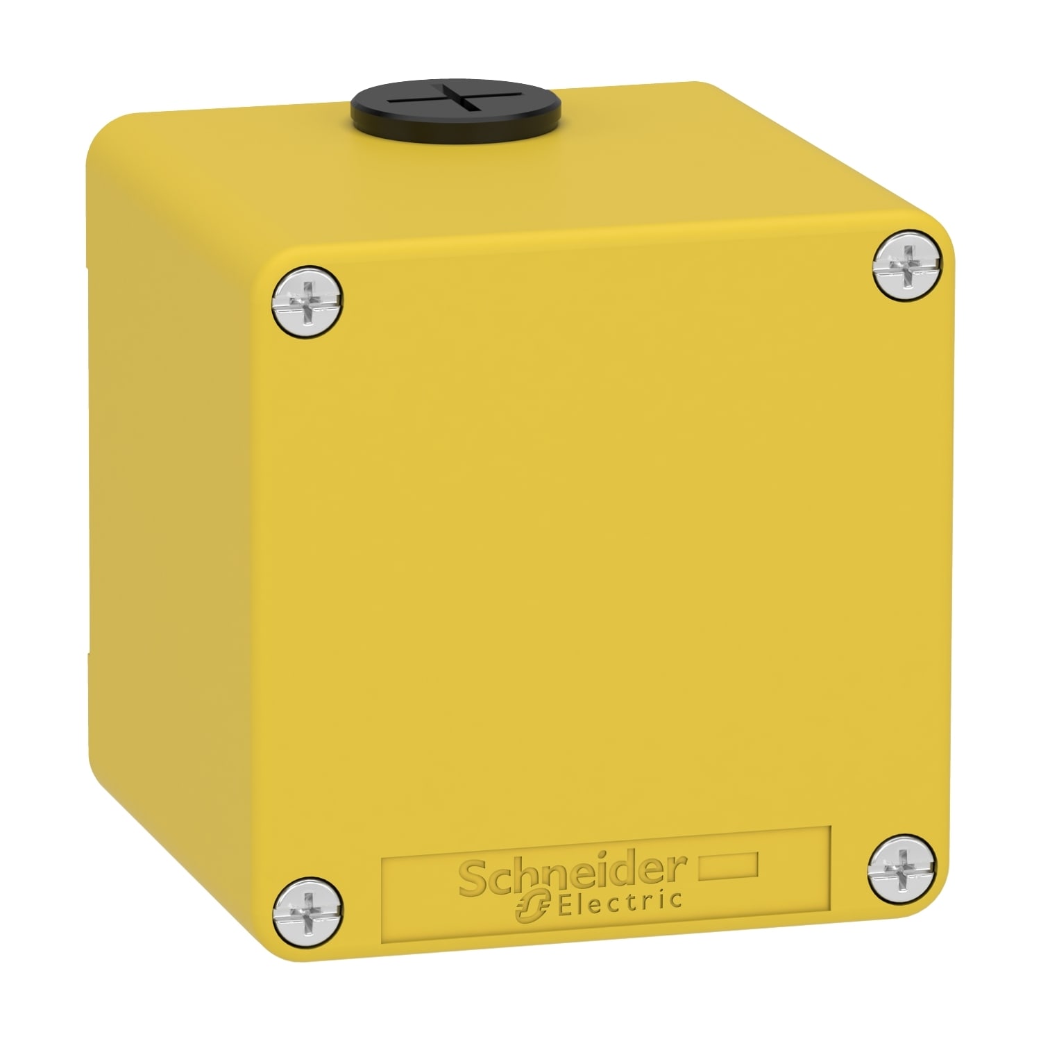 SCHNEIDER ELECTRIC - Pulsantiera gialla per arresto di emergenza M20 non forata 80X80X77 UL CSA