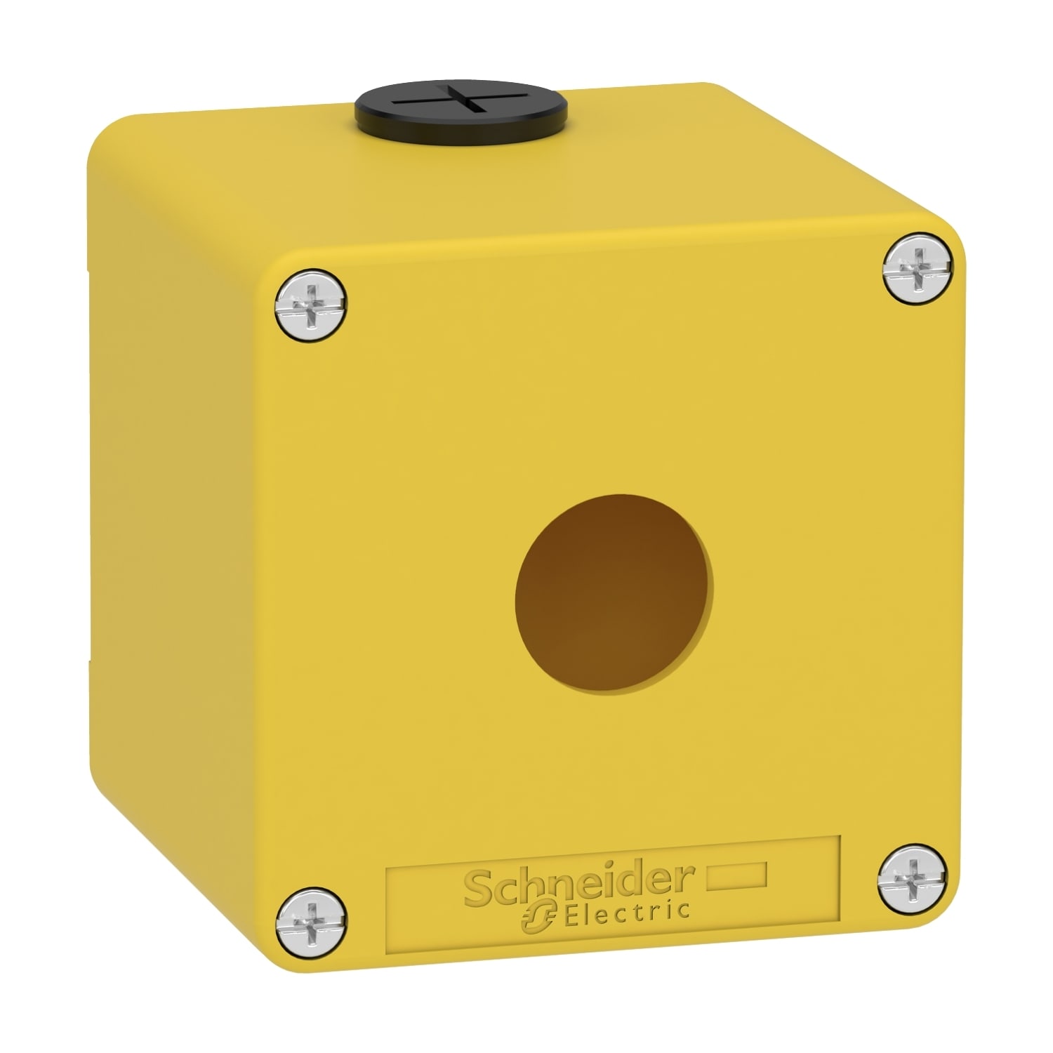 SCHNEIDER ELECTRIC - Pulsantiera gialla per arresto di emergenza M20 1 foro 22MM 80X80X77 UL CSA