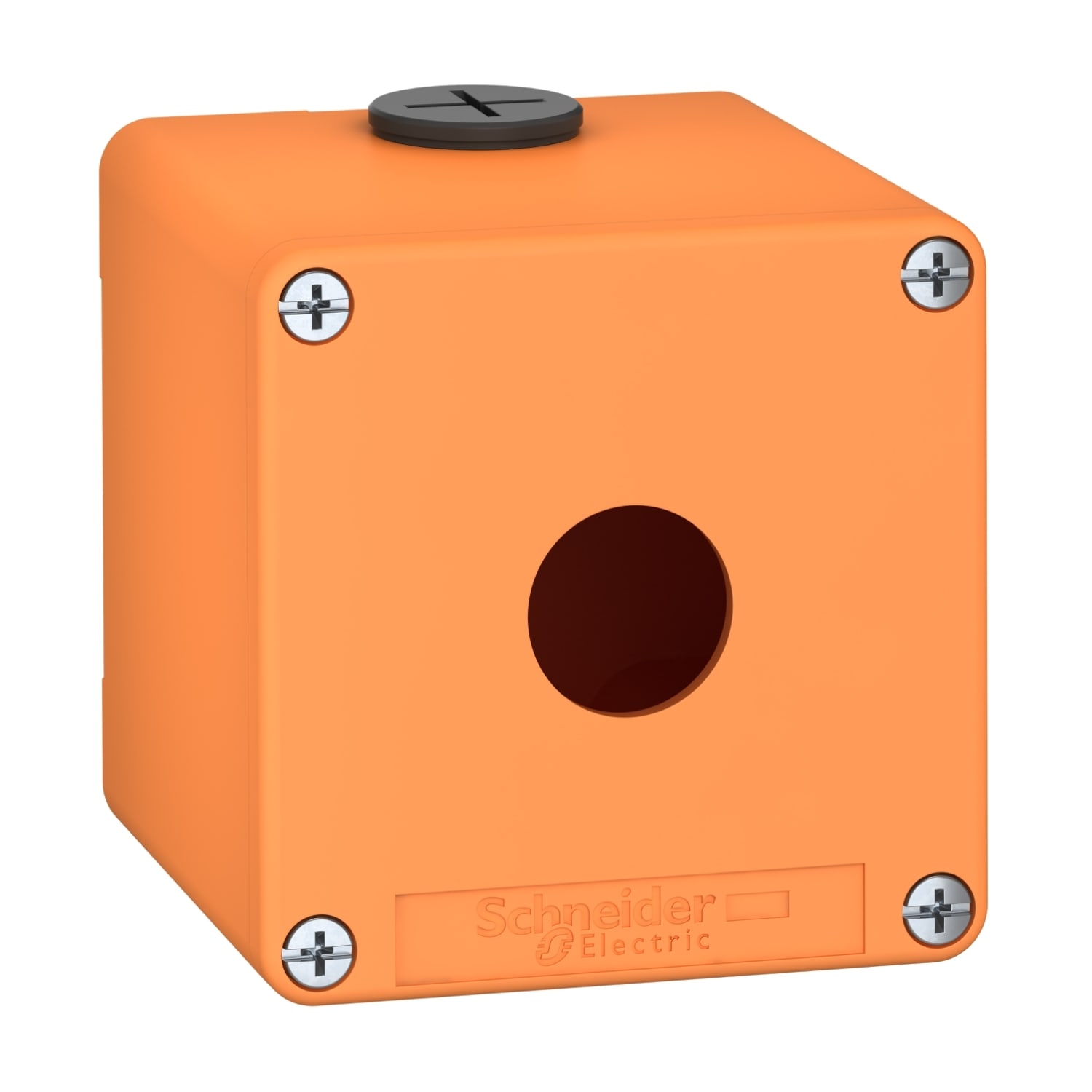 SCHNEIDER ELECTRIC - Pulsantiera vuota arancio  M20 1 foro 22MM 80X80X77 UL CSA