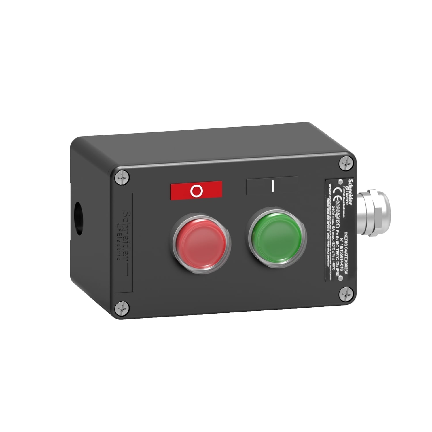 SCHNEIDER ELECTRIC - Pulsantiera - XAW-F - metallo - 1 NO - verde - avvio-arresto
