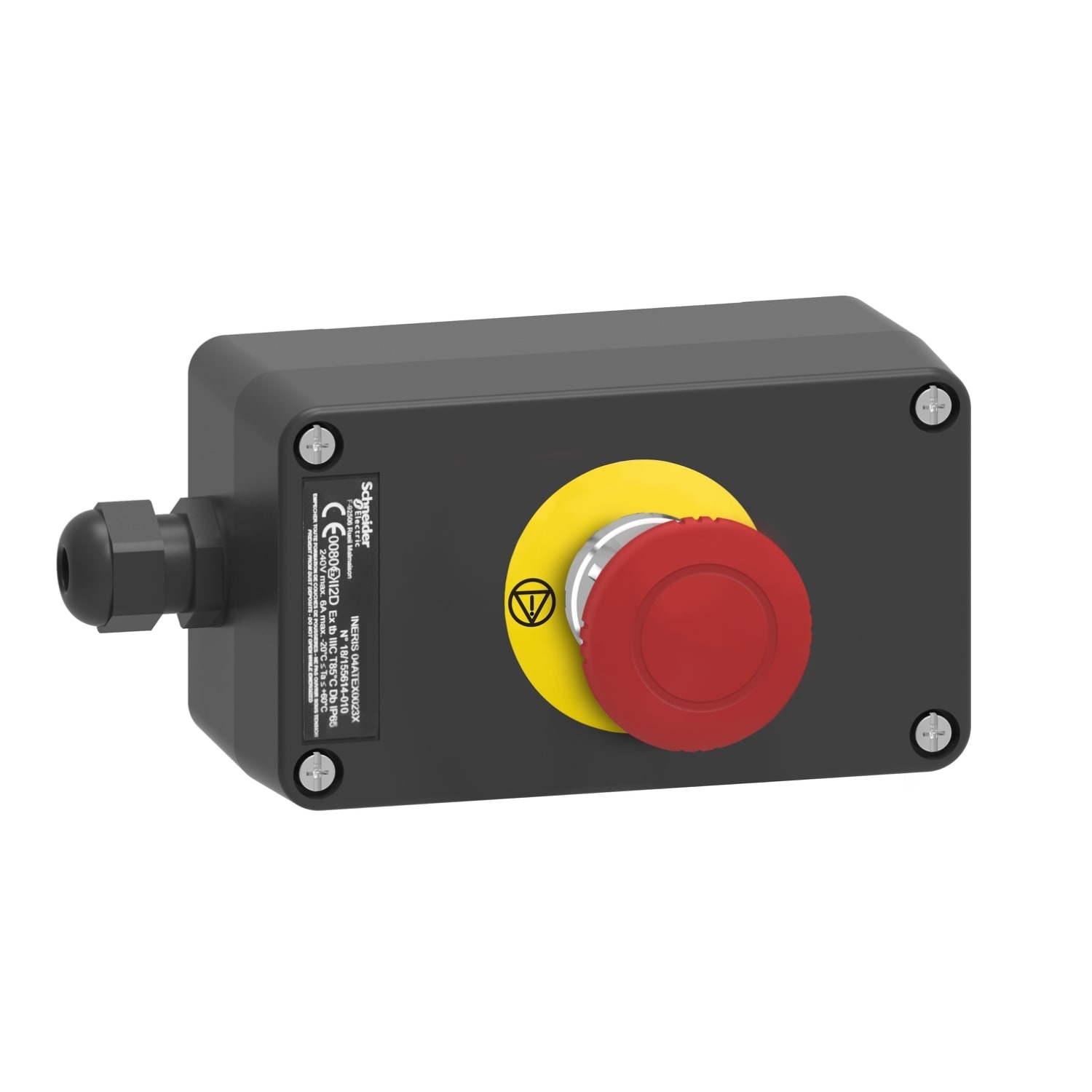 SCHNEIDER ELECTRIC - Pulsantiera - XAW-G - plastica - 1 NC + 1 NC - rosso - arresto di emergenza