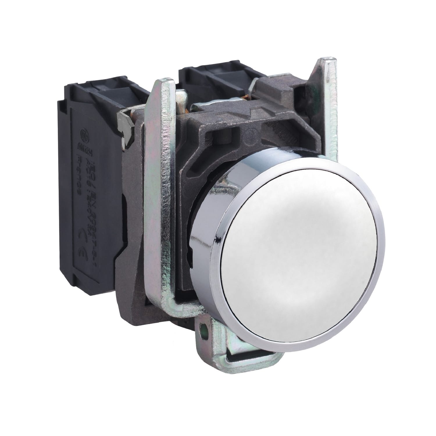 SCHNEIDER ELECTRIC - Pulsante completo filoghiera bianco Ø22 ad impulso 1 NO senza marcatura