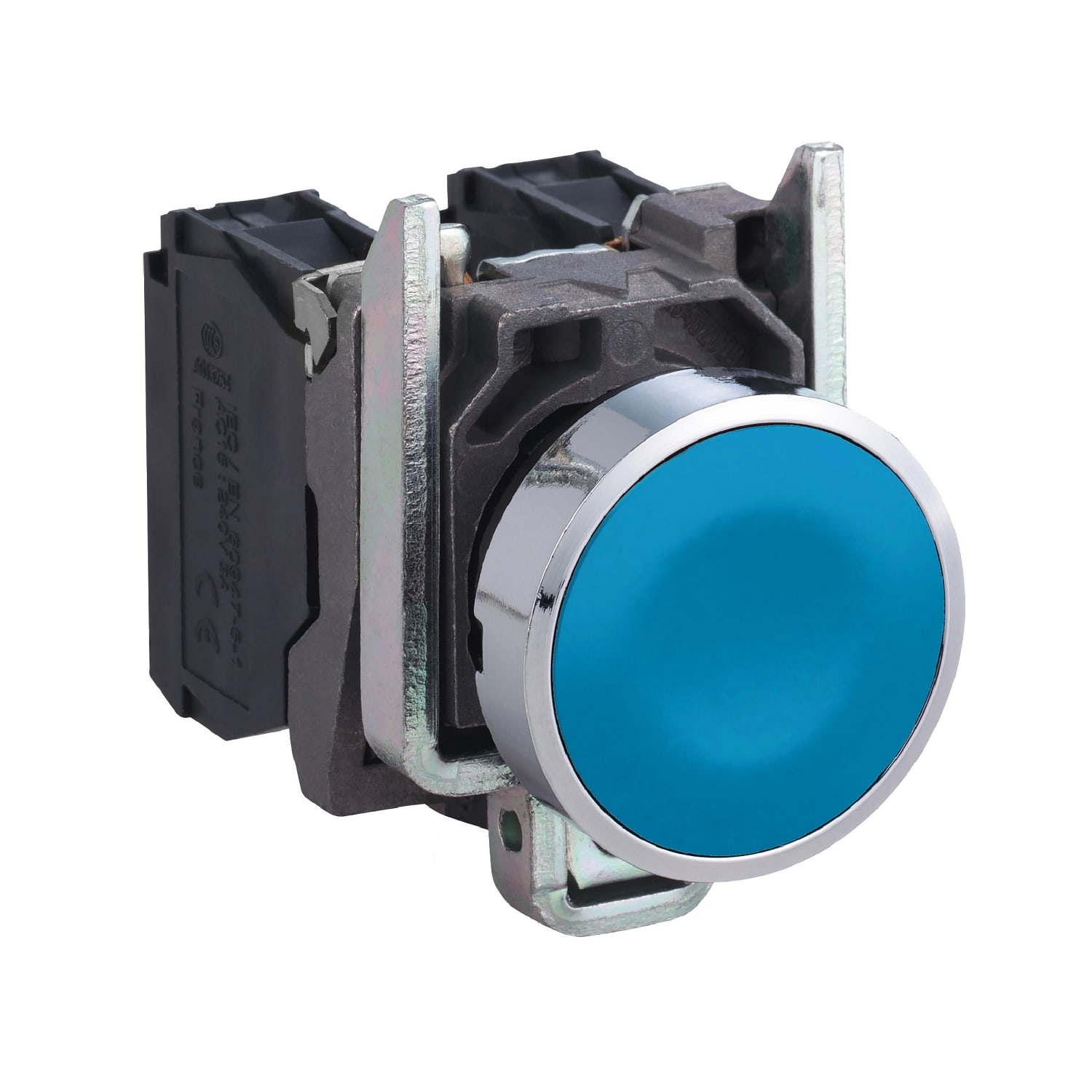 SCHNEIDER ELECTRIC - Pulsante blu Ø22 - filoghiera - ad impulso - 1NO