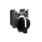 SCHNEIDER ELECTRIC - Selettore Ø22 - 3 posizioni - leva STD - nero - 2NO