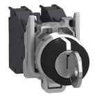 SCHNEIDER ELECTRIC - SELETTORE CON CHIAVE Ø 22 - 3 POS. - A CHIAVE - 2NO
