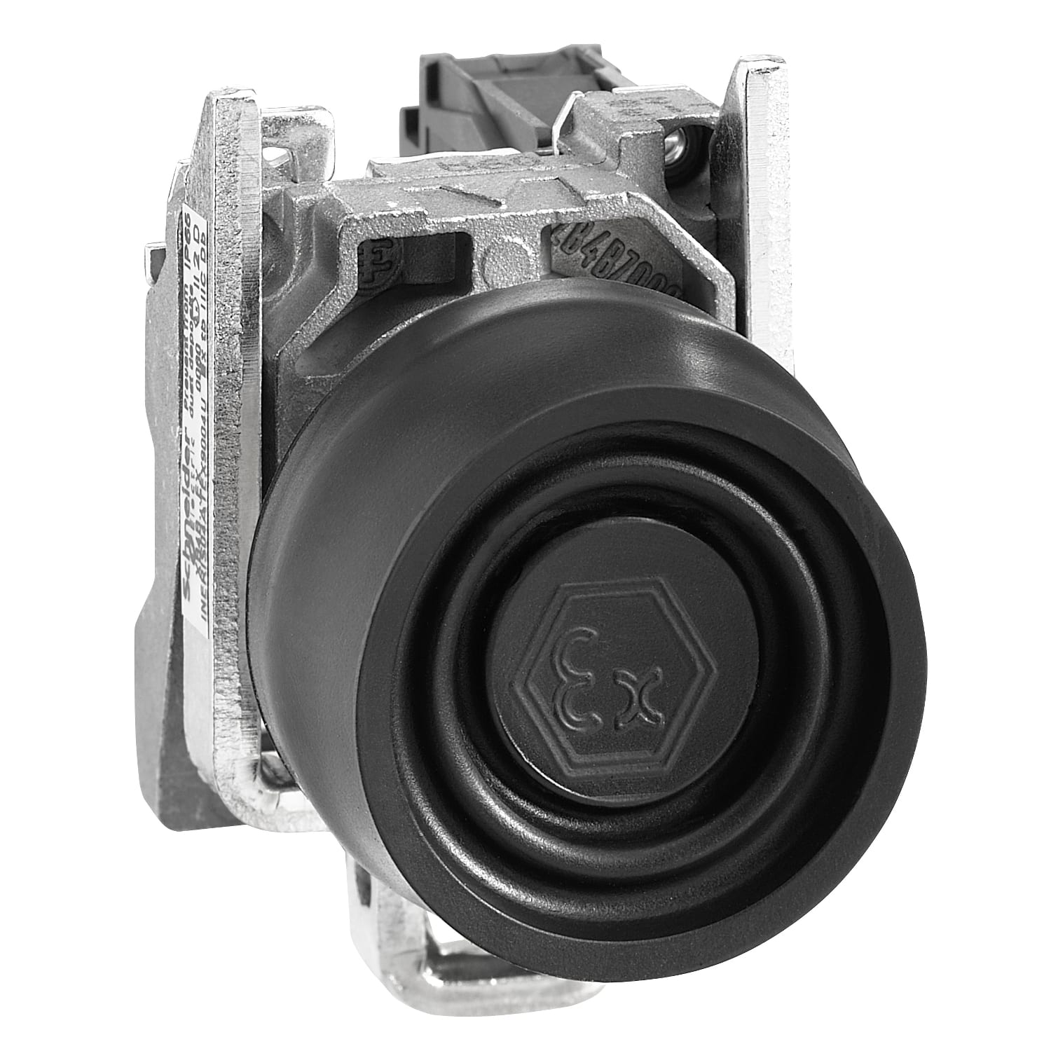 SCHNEIDER ELECTRIC - Pulsante nero Ø22 - ad impulso - 1 NO - ATEX