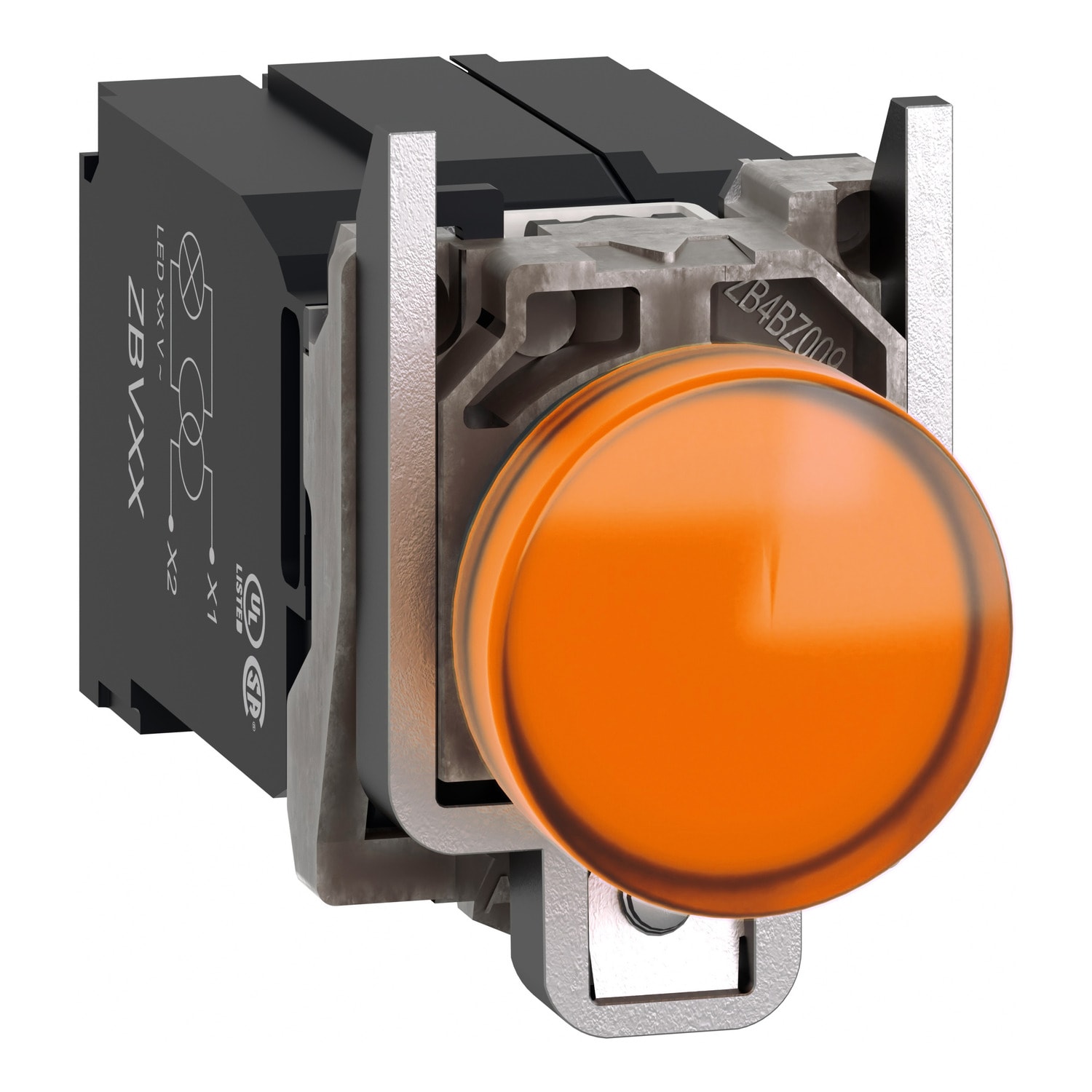 SCHNEIDER ELECTRIC - Lampada spia completa verde Ø22 con LED universale 400 Vac