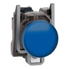 SCHNEIDER ELECTRIC - Harmony XB4, Lampada spia, metallo, blu, diam.22,  con LED integrato ad alta protezione, 110…240VAC 300 VA a 230 VAC, 120 VA a 120 VAC