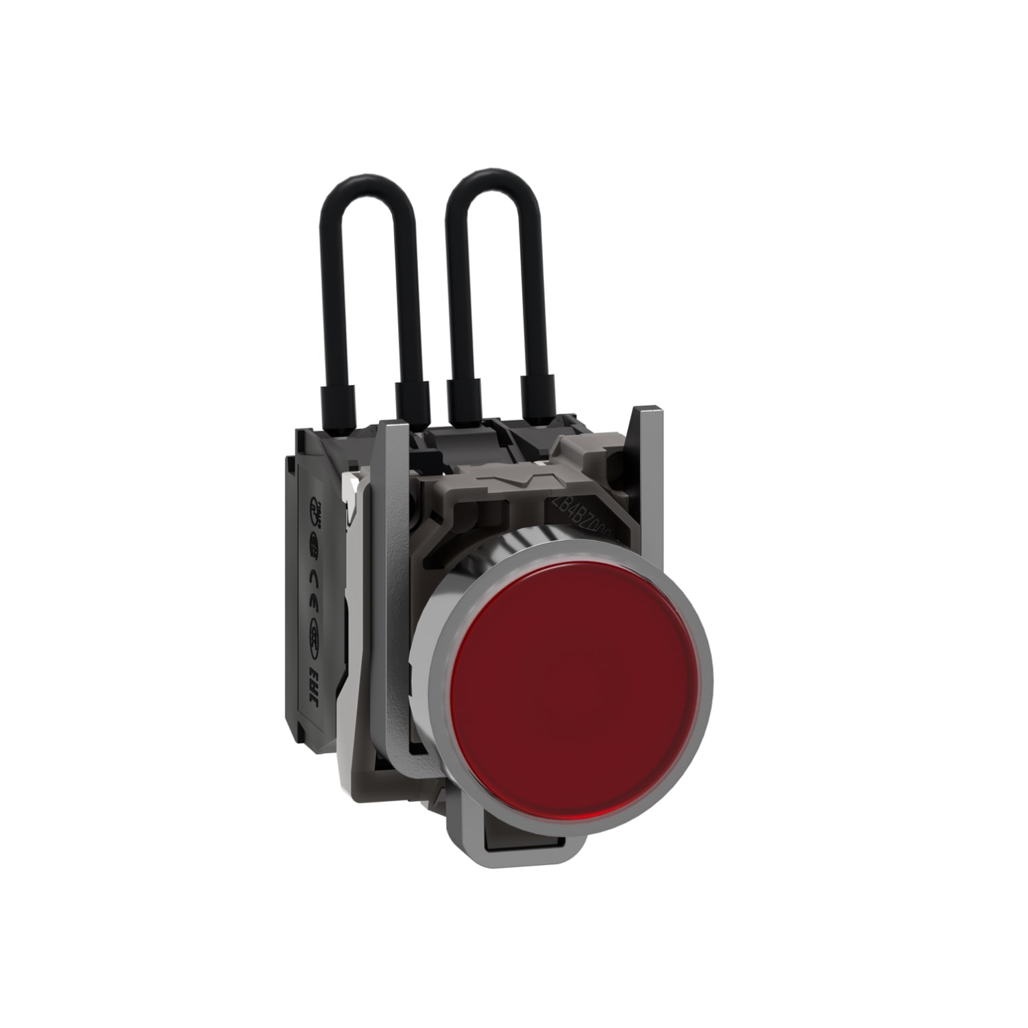 SCHNEIDER ELECTRIC - Pulsante di test lampada spia rossa 110 120V - LED universale- Ø22