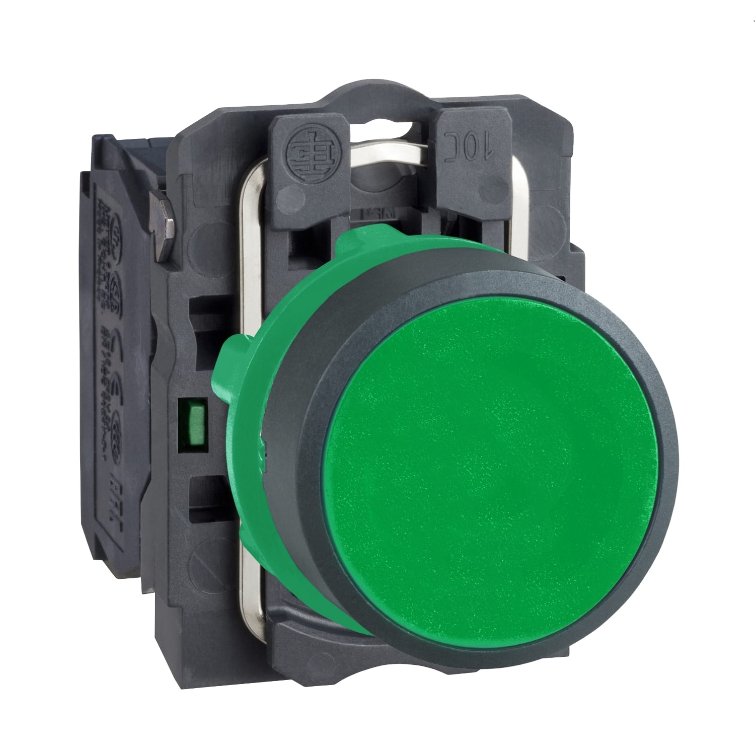 SCHNEIDER ELECTRIC - Pulsante verde Ø22 - filoghiera ad impulso - 1NO