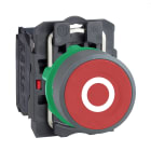 SCHNEIDER ELECTRIC - Pulsante rosso ''0'' 1NC ghiera grigia