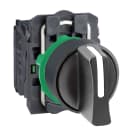SCHNEIDER ELECTRIC - Selettore Ø22 - 3 posizioni - sblocco rotazione - leva nero - 2NO