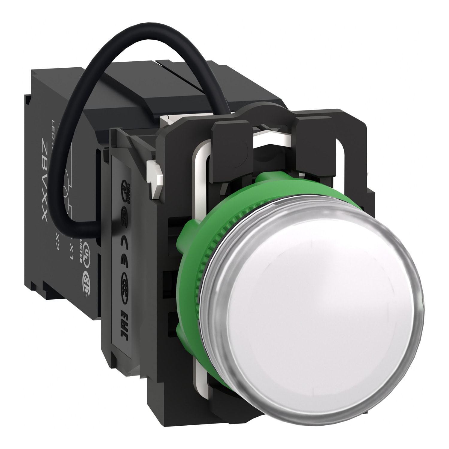 SCHNEIDER ELECTRIC - Lampada spia completa rossa Ø22 con LED universale 400V