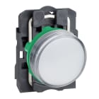 SCHNEIDER ELECTRIC - Lampada spia completa Ø22 - IP65 - bianca - LED universale - 120Vac