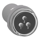 SCHNEIDER ELECTRIC - Lampada spia LED presenza fasi 400Vca - Ø30