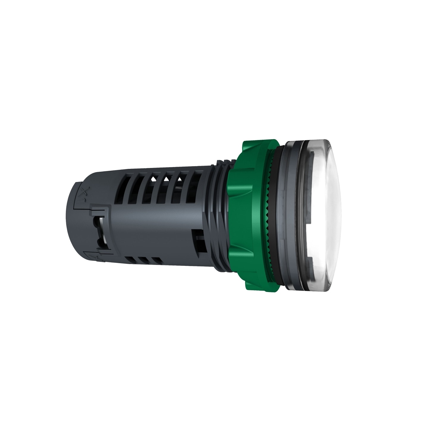SCHNEIDER ELECTRIC - Lampada spia monoblocco bianca Ø22 con LED integrato 230Vac