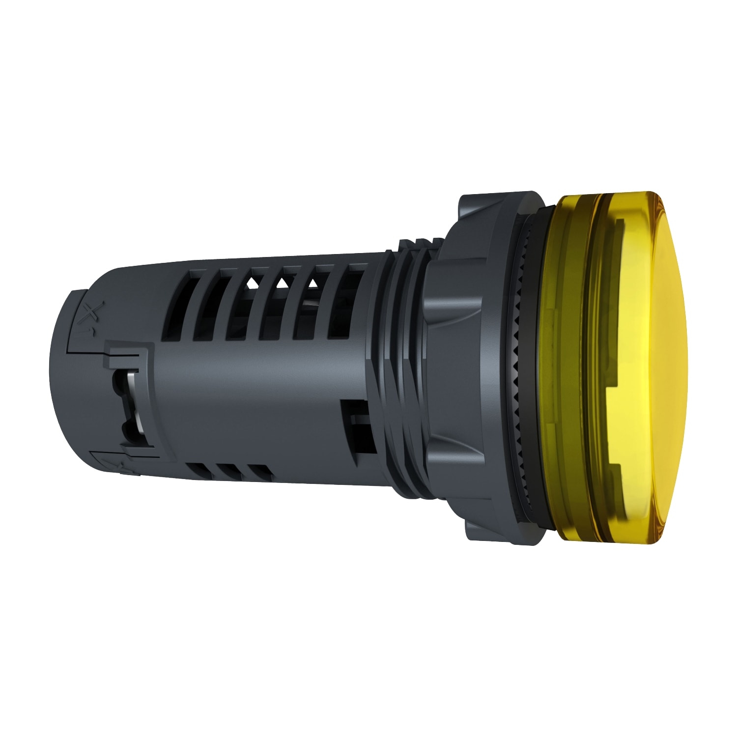 SCHNEIDER ELECTRIC - Lampada spia monoblocco gialla Ø22 con LED integrato 230Vac