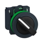 SCHNEIDER ELECTRIC - Harmony XB5, selettore a leva 2 posizioni fisse filopannello Ø30, in plastica, 1NO+1NC