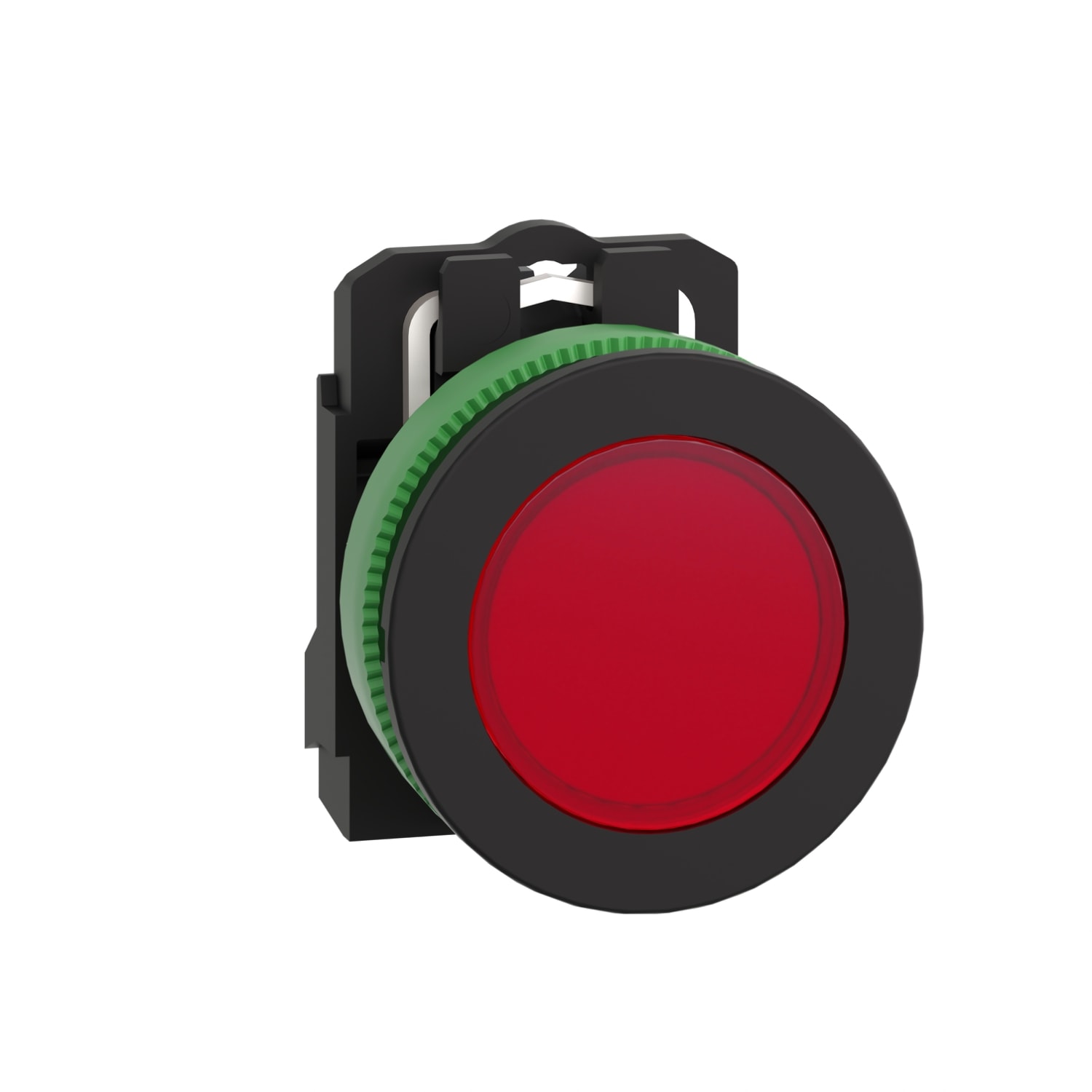 SCHNEIDER ELECTRIC - Harmony XB5, lampada spia rossa filopannello Ø30, 24Vac/dc, in plastica, con LED universale