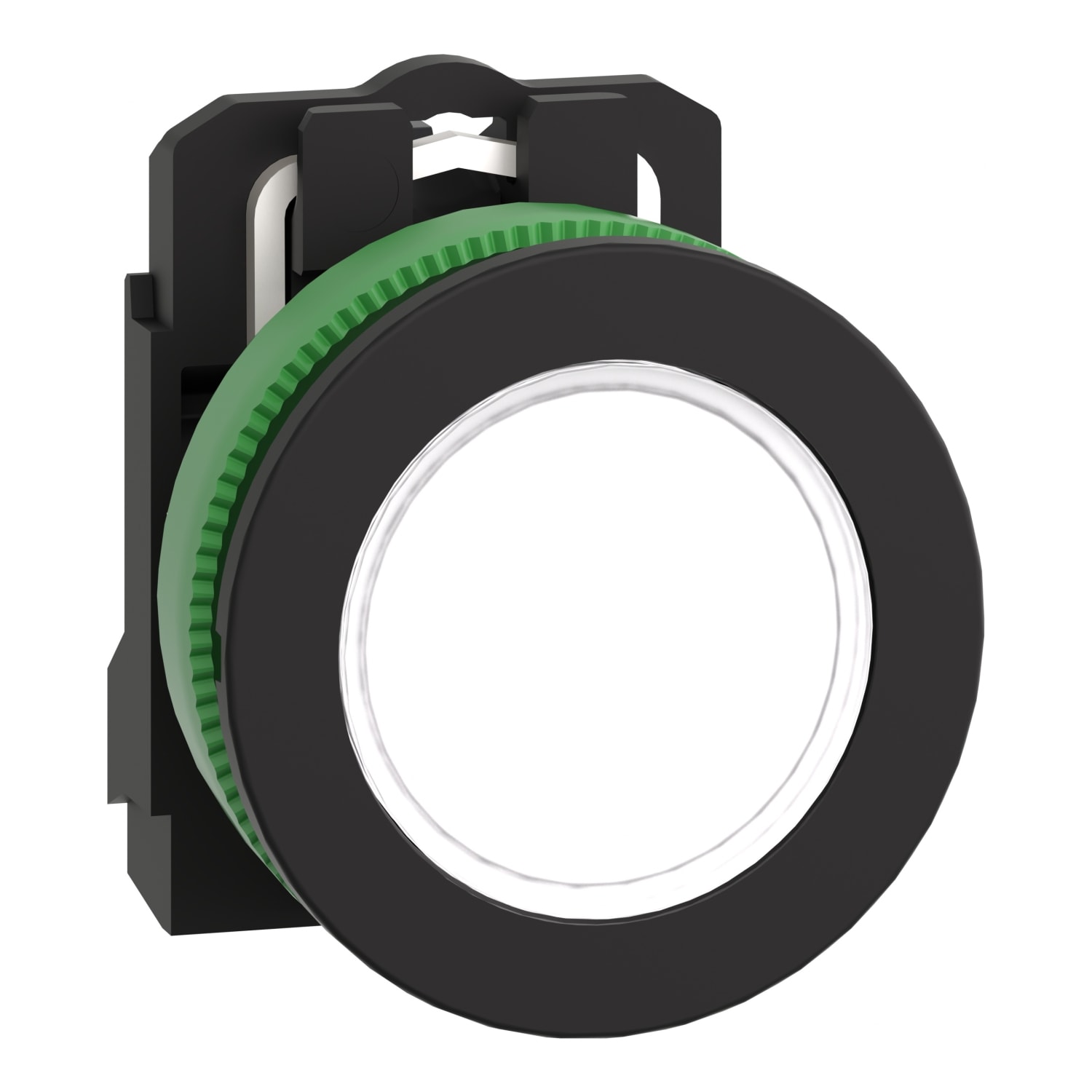 SCHNEIDER ELECTRIC - Harmony XB5, lampada spia bianca filopannello Ø30, 230Vac, in plastica, con LED universale