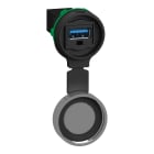 SCHNEIDER ELECTRIC - Porta USB da pannello, Harmony XB5, porta 3.0, plastica, 22 mm, per jack interfaccia USB tipo A, copertura in metallo