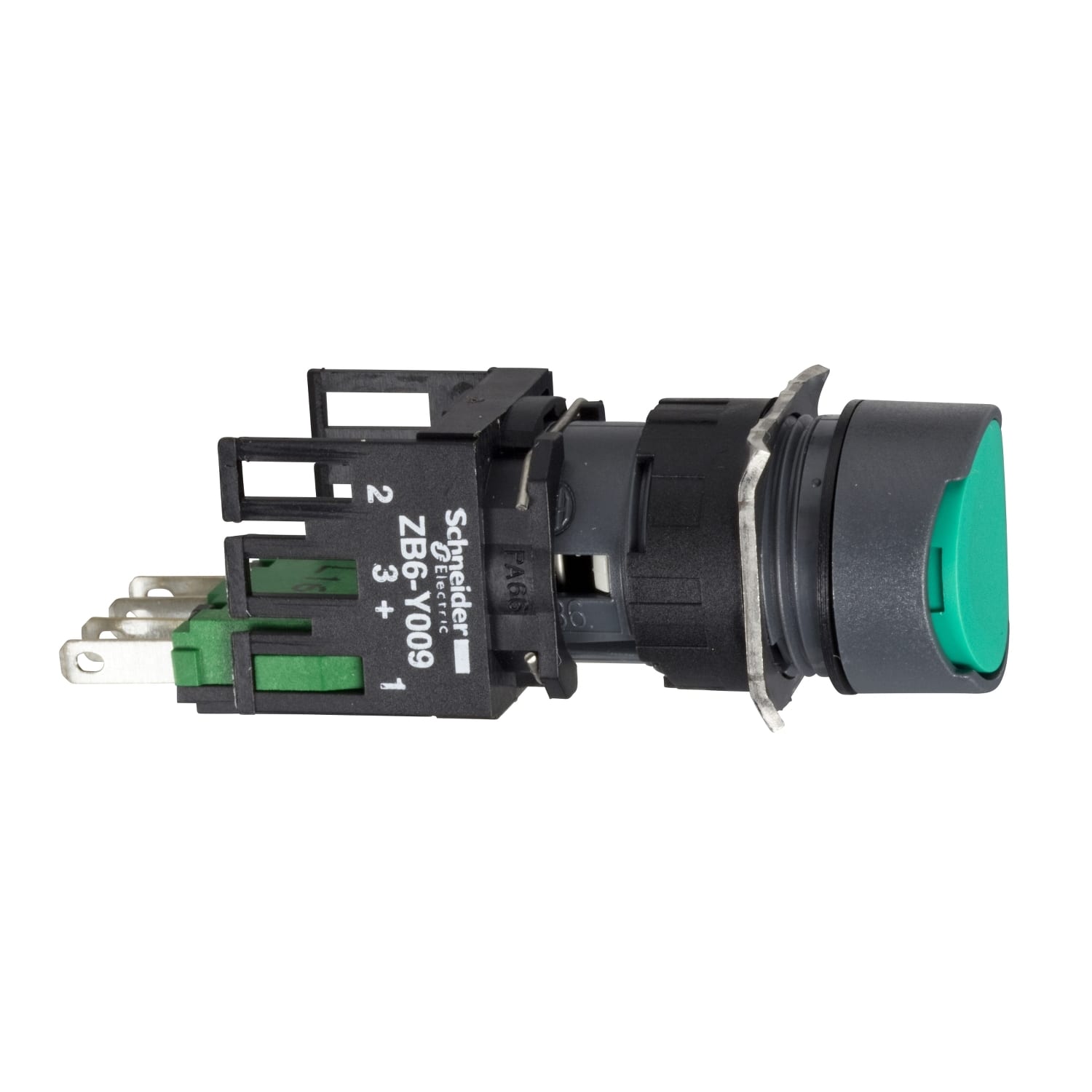 SCHNEIDER ELECTRIC - Pulsante verde Ø16 - filoghiera ad impulso - 1NO