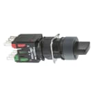 SCHNEIDER ELECTRIC - Selettore nero Ø16 - leva - 2 posizioni - 1NO+1NC