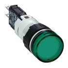 SCHNEIDER ELECTRIC - Lampada spia circolare Ø16 - IP65 - verde - led integrato - 24V