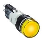 SCHNEIDER ELECTRIC - Lampada spia circolare Ø16 - IP65 - gialla - led integrato - 24V