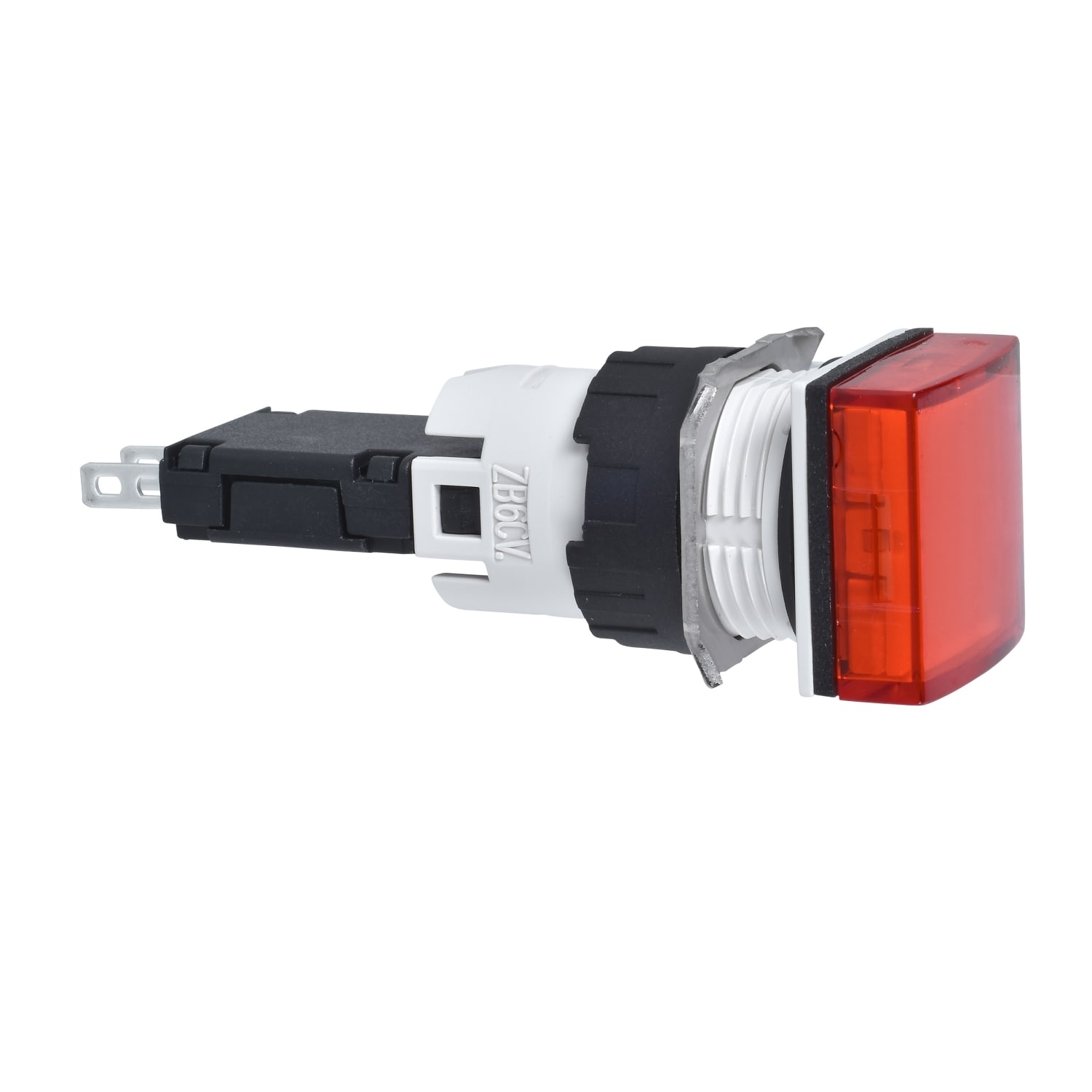 SCHNEIDER ELECTRIC - Lampada spia quadrata Ø16 - IP65 - rossa - LED integrato - 24V
