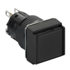 SCHNEIDER ELECTRIC - Pulsante nero Ø16 - filoghiera ad impulso - 1NC/NO