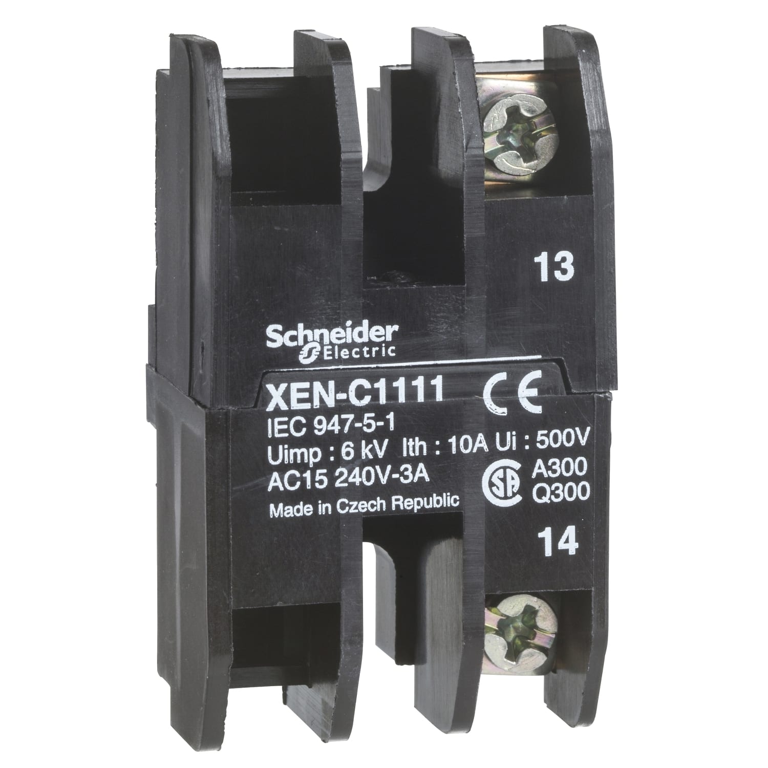 SCHNEIDER ELECTRIC - Contatto pulsantiera pensile 240 VAC 3A XAC