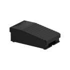 SCHNEIDER ELECTRIC - Interruttore a pedale singolo XPE-A - s/copertura plastica NERO - 1NC+1NO
