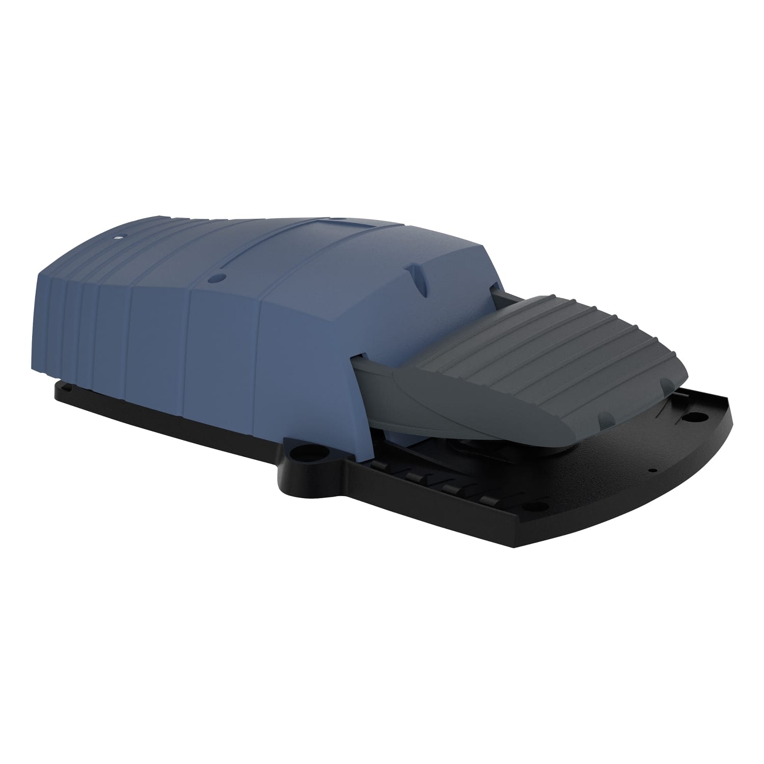 SCHNEIDER ELECTRIC - Interruttore a pedale singolo XPE-B senza protezione plastica blu 1NC+1NO
