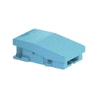 SCHNEIDER ELECTRIC - Interruttore a pedale singolo XPE-M - senza protezione metallo blu - 1NC+1NO