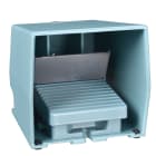 SCHNEIDER ELECTRIC - Interruttore a pedale singolo XPE-M c/protezione metallo blu - 2NC+2NO
