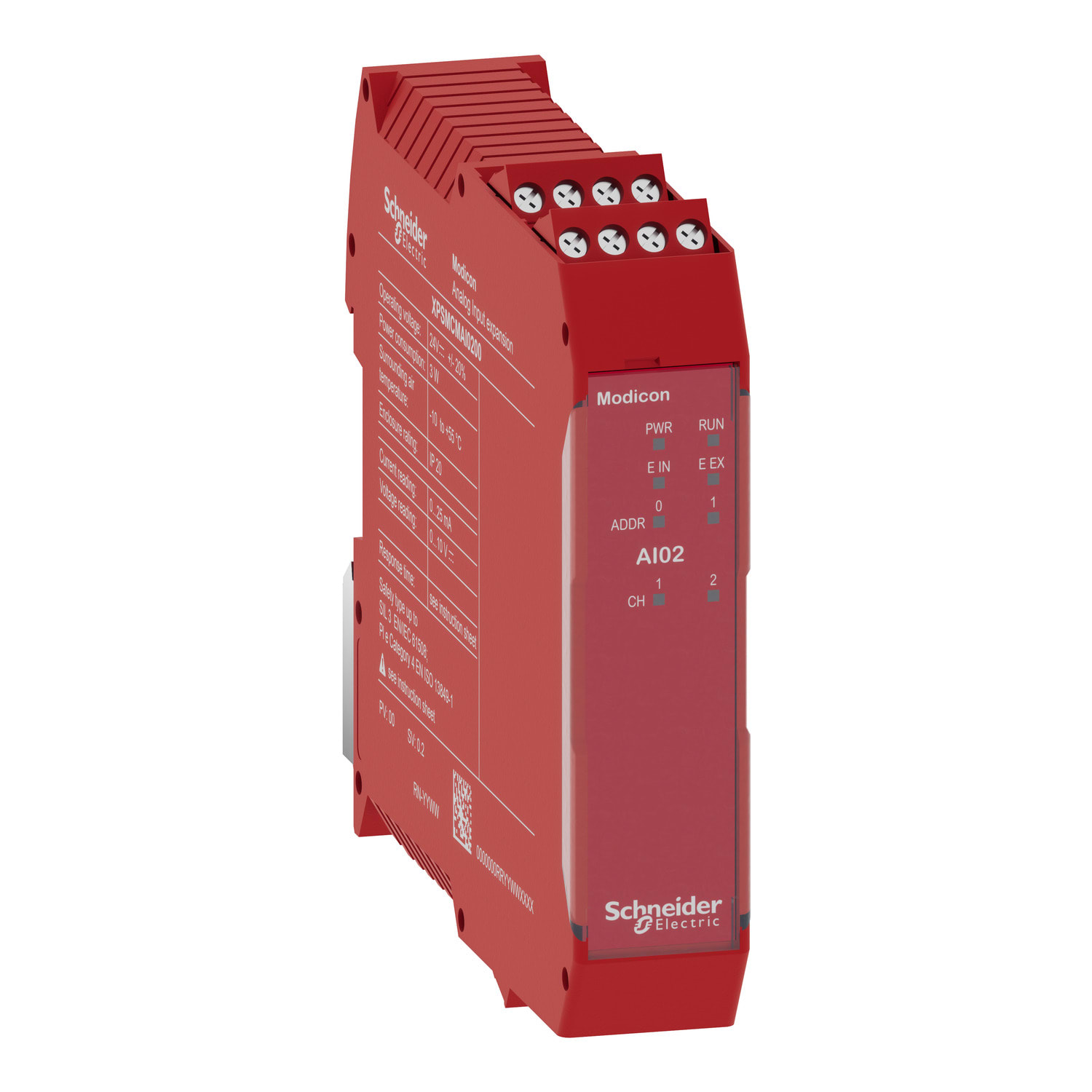 SCHNEIDER ELECTRIC - Moduli di espansione, Modicon MCM, 2 coppie di ingressi analogici, a vite