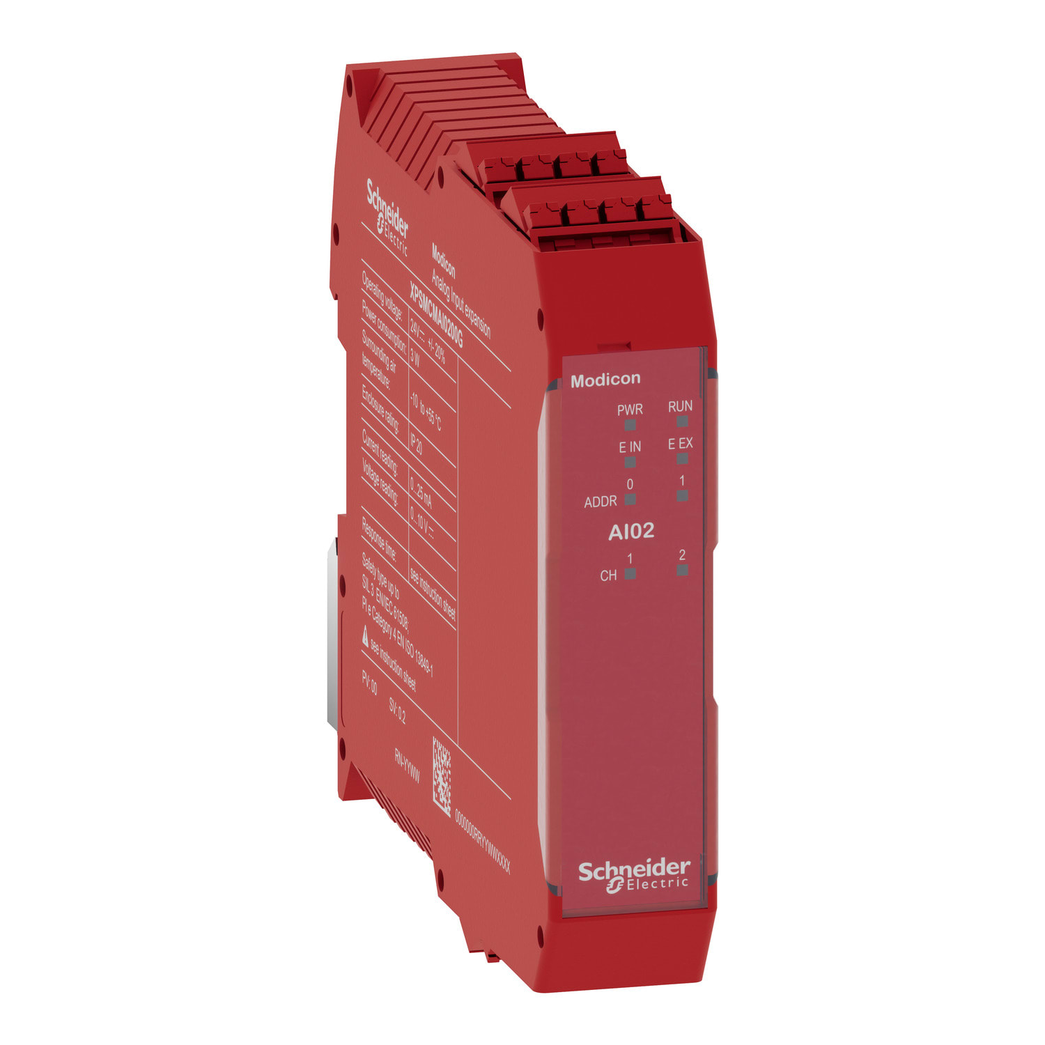 SCHNEIDER ELECTRIC - 2 ingressi analogici di espansione morsetti a molla